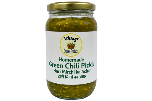 Village Home Made Green Chili Pickles